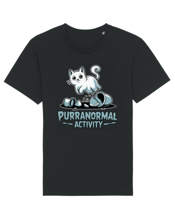 Purranormal Activity Cat Ghost Halloween Scary Black