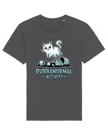 Purranormal Activity Cat Ghost Halloween Scary Anthracite