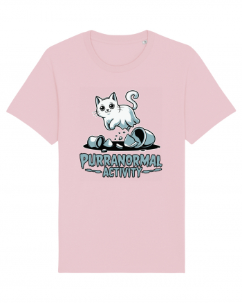 Purranormal Activity Cat Ghost Halloween Scary Cotton Pink