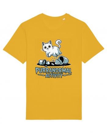 Purranormal Activity Cat Ghost Halloween Scary Spectra Yellow