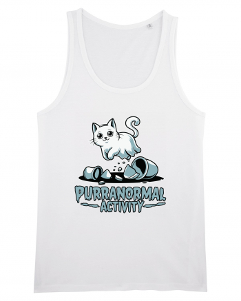 Purranormal Activity Cat Ghost Halloween Scary White