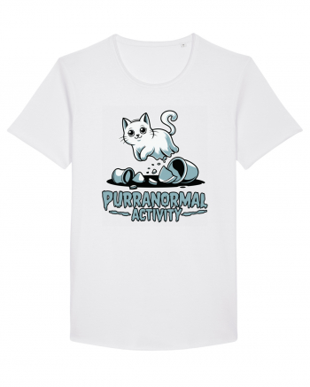 Purranormal Activity Cat Ghost Halloween Scary White