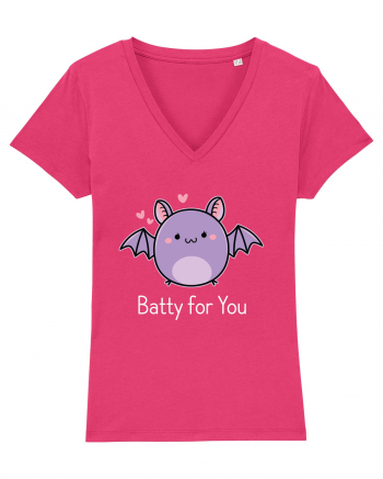 Batty For You Halloween Bat Raspberry