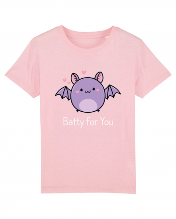 Batty For You Halloween Bat Cotton Pink