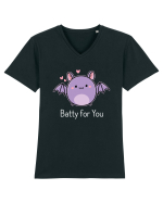 Batty For You Halloween Bat Tricou mânecă scurtă guler V Bărbat Presenter