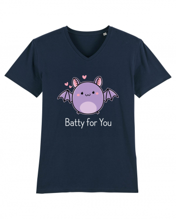 Batty For You Halloween Bat French Navy