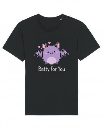 Batty For You Halloween Bat Black