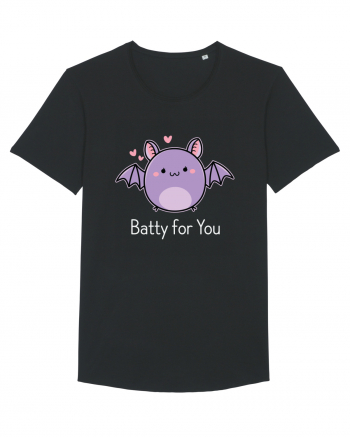 Batty For You Halloween Bat Black