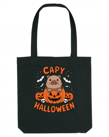 Capy Halloween Capybara Funny Black