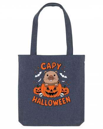 Capy Halloween Capybara Funny Midnight Blue