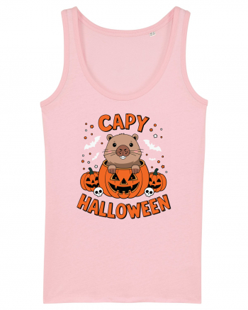 Capy Halloween Capybara Funny Cotton Pink