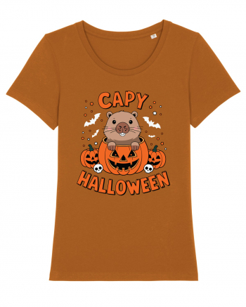 Capy Halloween Capybara Funny Roasted Orange