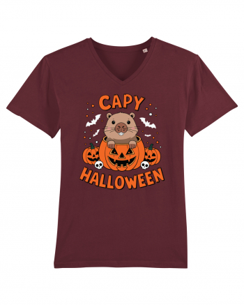 Capy Halloween Capybara Funny Burgundy