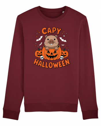 Capy Halloween Capybara Funny Burgundy