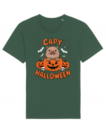 Capy Halloween Capybara Funny Bottle Green