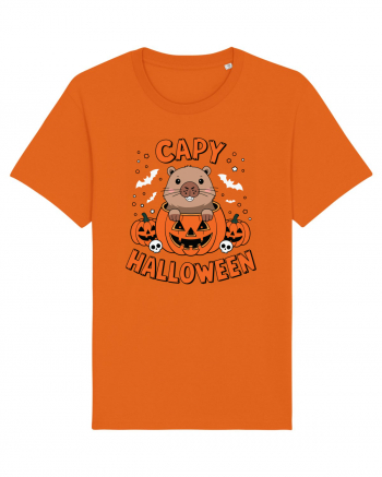 Capy Halloween Capybara Funny Bright Orange