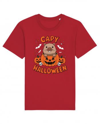 Capy Halloween Capybara Funny Red