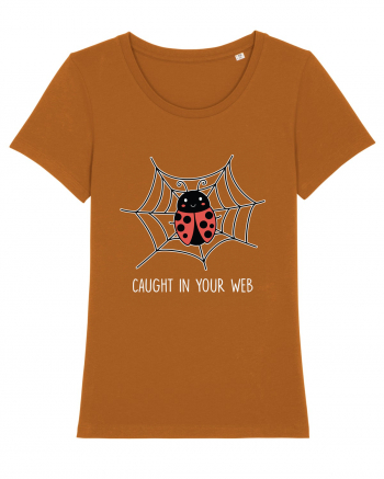 Caught In Your Web Funny Roasted Orange