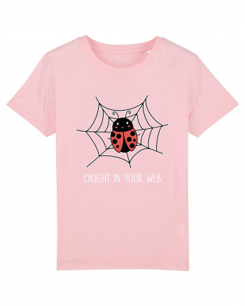 Caught In Your Web Funny Cotton Pink