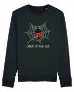 Caught In Your Web Funny Bluză mânecă lungă Unisex Rise