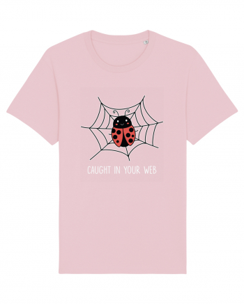 Caught In Your Web Funny Cotton Pink