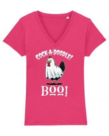 Cock A Doodle Boo | Funny Halloween Ghost Chicken Raspberry