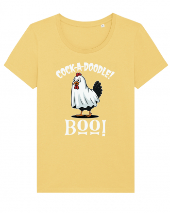 Cock A Doodle Boo | Funny Halloween Ghost Chicken Jojoba