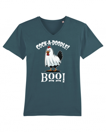 Cock A Doodle Boo | Funny Halloween Ghost Chicken Stargazer