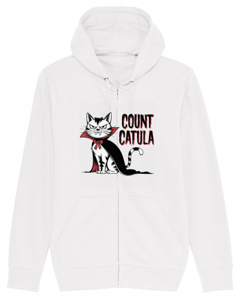 Count Catula Funny Halloween Cat White