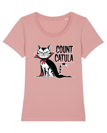 Count Catula Funny Halloween Cat Canyon Pink