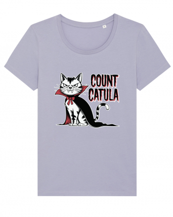 Count Catula Funny Halloween Cat Lavender