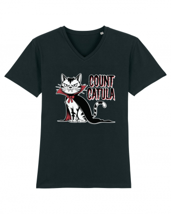 Count Catula Funny Halloween Cat Black