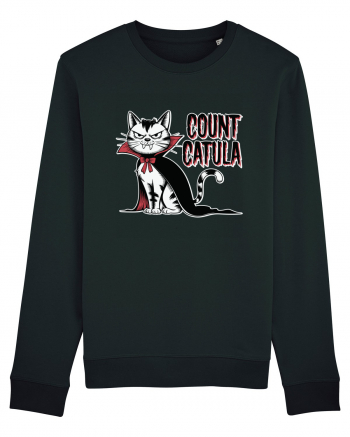 Count Catula Funny Halloween Cat Black