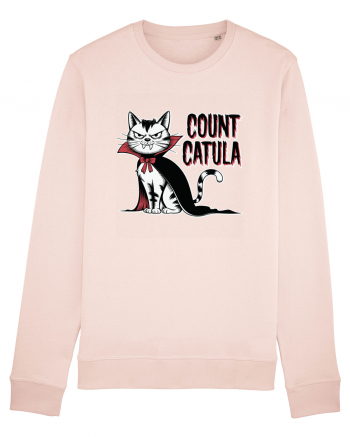 Count Catula Funny Halloween Cat Candy Pink