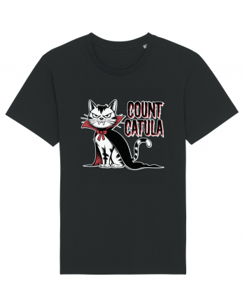 Count Catula Funny Halloween Cat Black