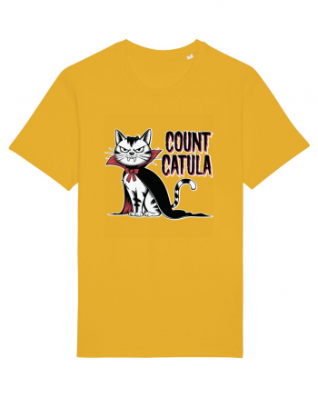 Count Catula Funny Halloween Cat Spectra Yellow