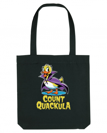 Count Quackula Funny Duck Halloween Black