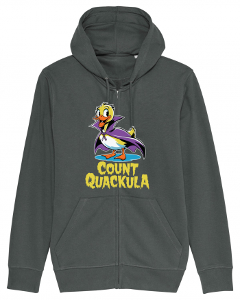 Count Quackula Funny Duck Halloween Anthracite