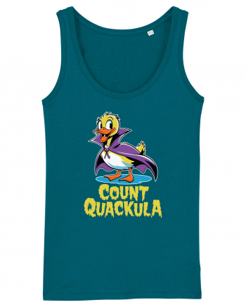 Count Quackula Funny Duck Halloween Ocean Depth