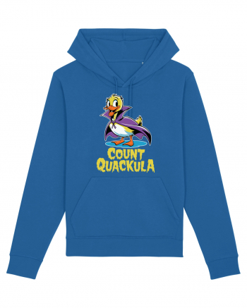 Count Quackula Funny Duck Halloween Royal Blue