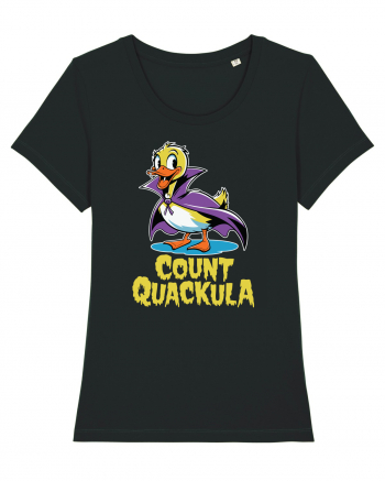 Count Quackula Funny Duck Halloween Black