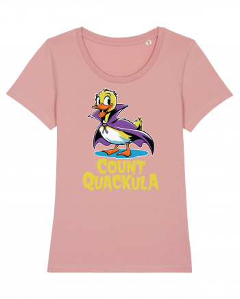 Count Quackula Funny Duck Halloween Canyon Pink