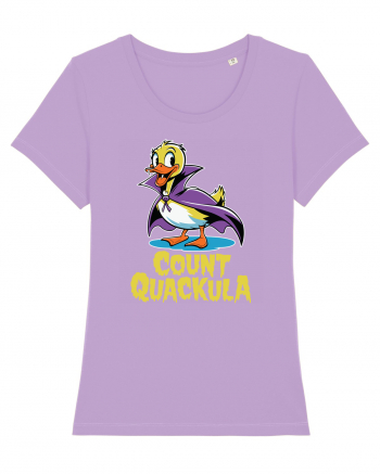 Count Quackula Funny Duck Halloween Lavender Dawn