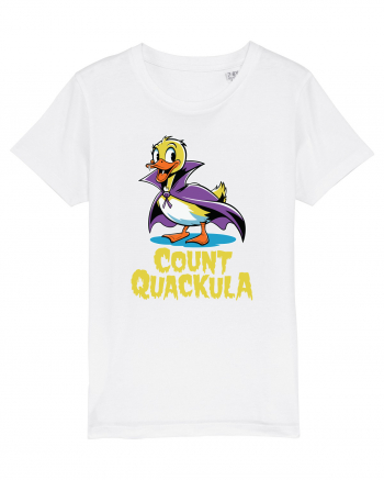 Count Quackula Funny Duck Halloween White