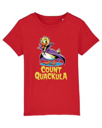 Count Quackula Funny Duck Halloween Red