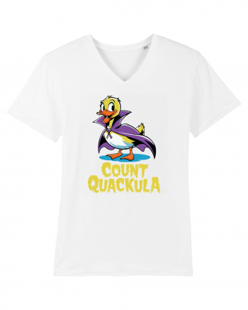 Count Quackula Funny Duck Halloween White