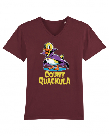 Count Quackula Funny Duck Halloween Burgundy