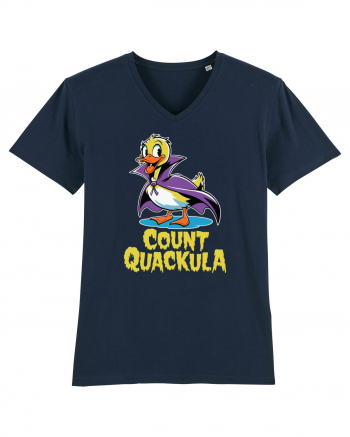 Count Quackula Funny Duck Halloween French Navy