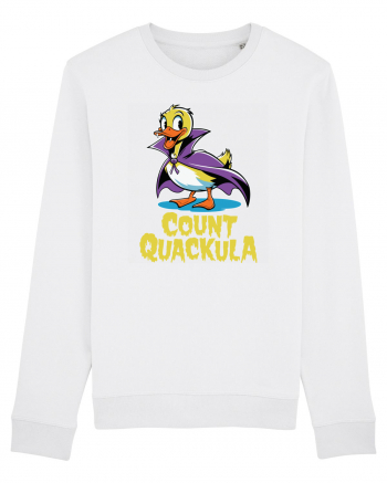 Count Quackula Funny Duck Halloween White