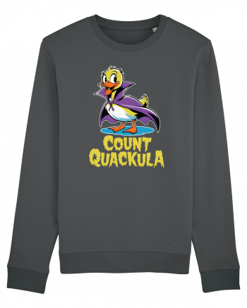 Count Quackula Funny Duck Halloween Anthracite